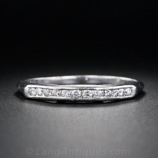 Estate Diamond Wedding Band