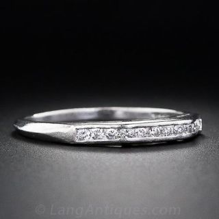 Estate Diamond Wedding Band