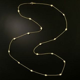 Estate Diamonds-by-the-Yard 18K Necklace - 2