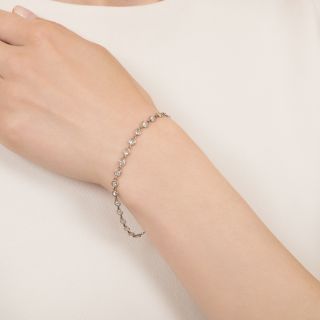 Estate Diamonds-by-the-Yard Bracelet