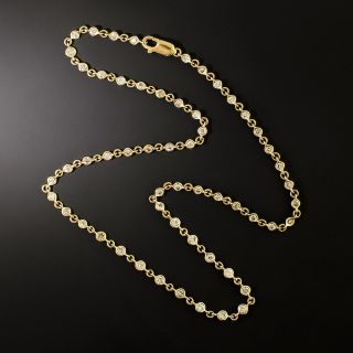 Estate Diamonds-by-the-Yard Necklace - 16 Inches - 2