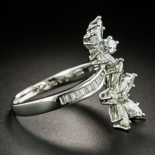 Estate Double Flower Diamond Ring