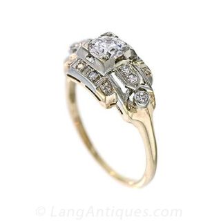 Estate Engagement Ring, Circa 1930