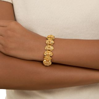 Estate Etruscan Revival-Inspired Bracelet