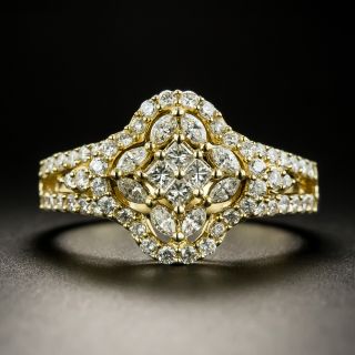 Estate Fancy Mixed-Cut Diamond Ring - 2