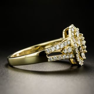 Estate Fancy Mixed-Cut Diamond Ring