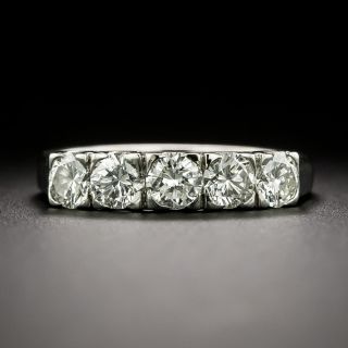 Estate Five-Stone Diamond Band - 3
