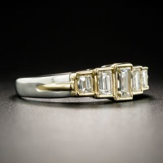 Estate Five-Stone Emerald-Cut Diamond Ring