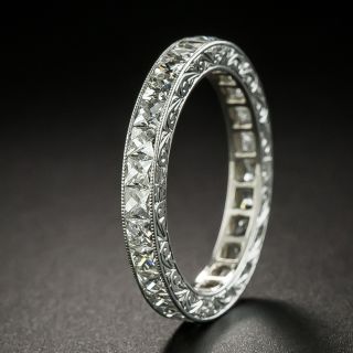 Estate French-Cut Diamond Eternity Wedding Band - 2