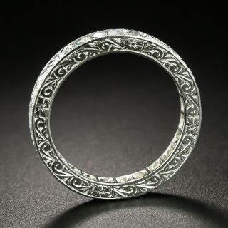 Estate French-Cut Diamond Eternity Wedding Band - Size 6 3/4