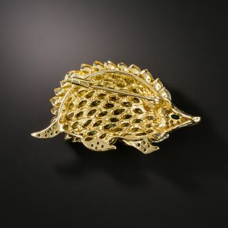 Estate Gem-Set Hedgehog Brooch