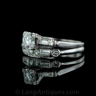 Estate Granat Brothers Diamond Wedding Ring Set