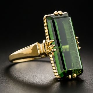 Estate Green Tourmaline Ring