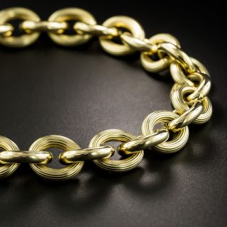 Estate Italian Gold Link Bracelet