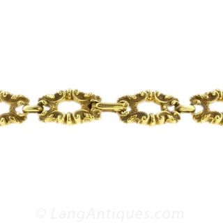 Estate Link Necklace and Bracelet