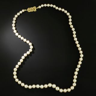 Estate Mikimoto Graduated Cultured Pearl Strand - 2