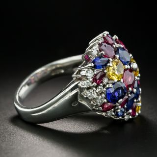 Estate Multi-Gem and Diamond Ring