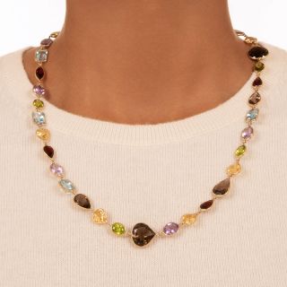 Estate Multi-Gem Necklace