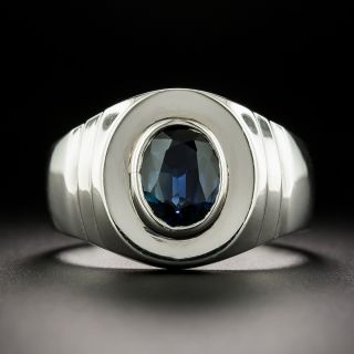 Estate No-Heat Sapphire Ring - GIA - 3