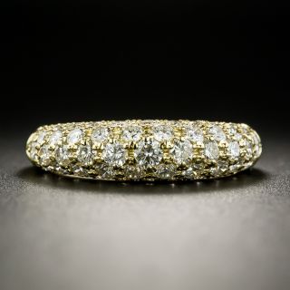 Estate Pave Diamond Band Ring - 3