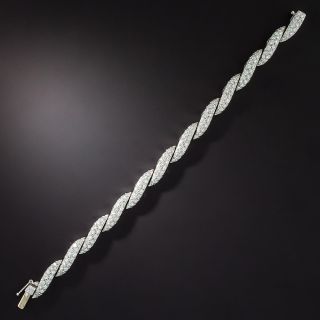Estate Pavé Diamond Bracelet - 1