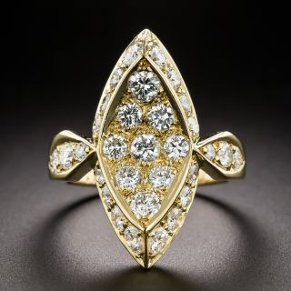 Estate Pavé Diamond Dinner Ring - 2