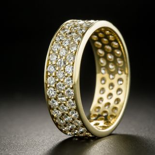 Estate Pavé Diamond Eternity Band - Size 7 - 2