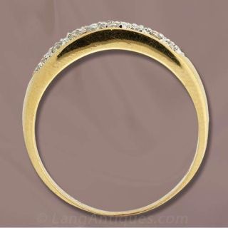 Estate Pave Diamond Wedding Band