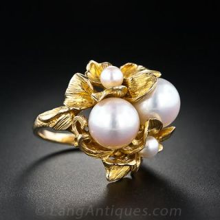 Estate Pearl Cocktail Ring