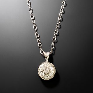 Estate Petite Diamond Cluster Drop - 2