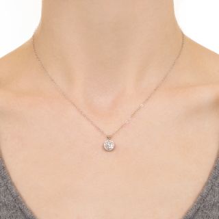 Estate Petite Diamond Cluster Drop