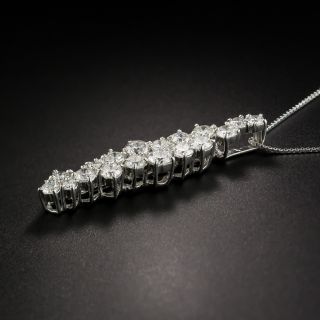 Estate Platinum Diamond Pendant
