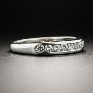 Estate Platinum Diamond Wedding Band