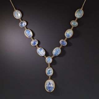 Estate Rainbow Labradorite Necklace - 3