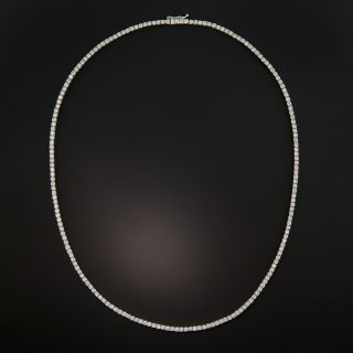 Estate Rivière Small Diamond Necklace