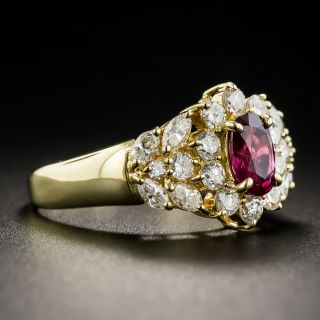 Estate Ruby and Diamond Ring