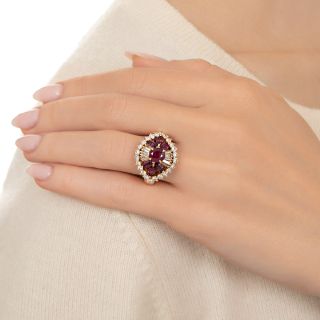 Estate Ruby and Diamond Ring