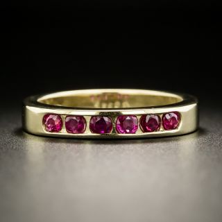 Estate Ruby Band - 3