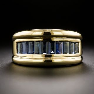Estate Sapphire Band Ring, Size 7 1/4 - 3