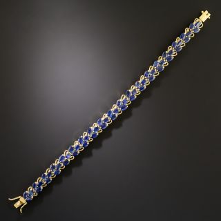 Estate Sapphire Link Bracelet - 3