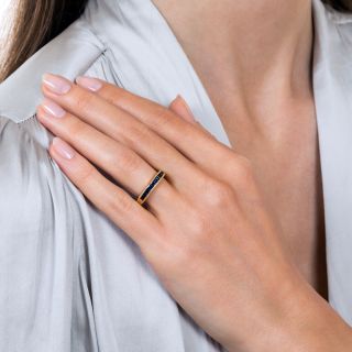 Estate Sapphire Wedding Band