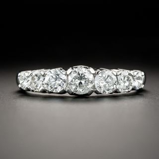 Estate Seven Stone Diamond Band Ring - 3