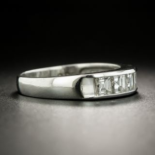 Estate Six-Stone Square-Cut Diamond Band