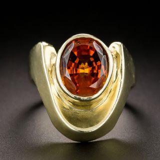 Estate Spessartite Garnet Ring - 2
