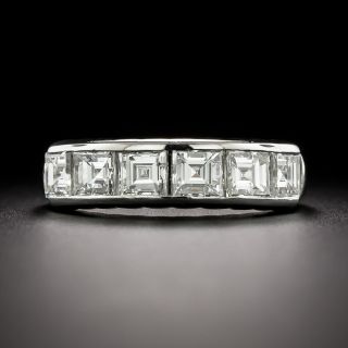 Estate Square-Cut Diamond Wedding Band - 3