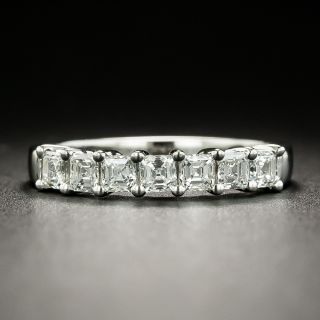 Estate Square Diamond Seven-Stone Wedding Band - 2