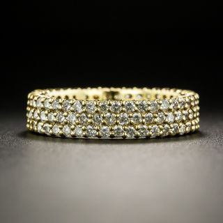 Estate Three-Row Diamond Eternity Band 