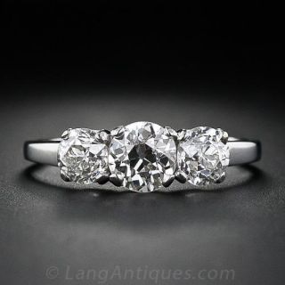 Estate Three Stone Diamond Ring