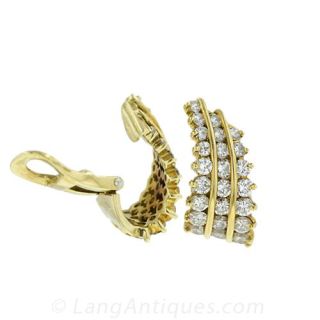 Estate Tiffany & Co. Diamond Earrings