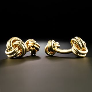 Estate Tiffany & Co. Double-Sided Love Knot Cuff Links - 3